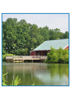 Pavilion and fishing pier